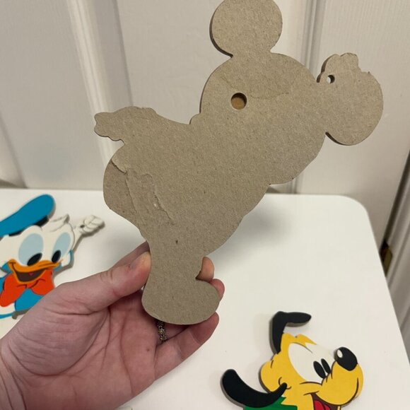 Vintage Walt Disney Wall Decor Characters 1984 Nursery Playroom Cute - Picture 9 of 13
